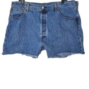 Levi's 501 Jeans Denim‎ Cutoff Buttonfly Shorts Jorts